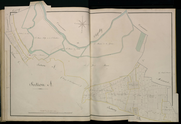 Plan du cadastre napoléonien - Atlas cantonal - Morcourt : A