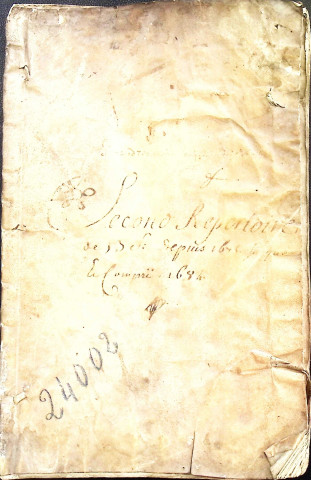 Etude de Me François Lecaron à Amiens (étude n°11). Minutes des années 1675-1684