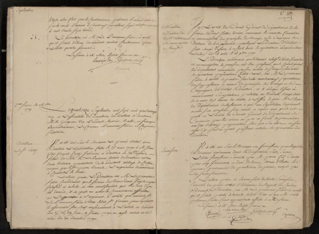 Délibérations du Directoire du district de Doullens : 7 septembre 1791-8 août 1792