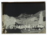 Lourdes, vue prise sur la plate forme à la basilique - septembre 1899