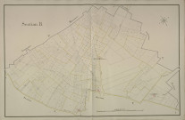 Plan du cadastre napoléonien - Fouquescourt : Moulin de Pierre (Le), B