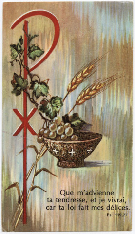 Que m'advienne ta tendresse, et je vivrai, car ta foi fait des délices