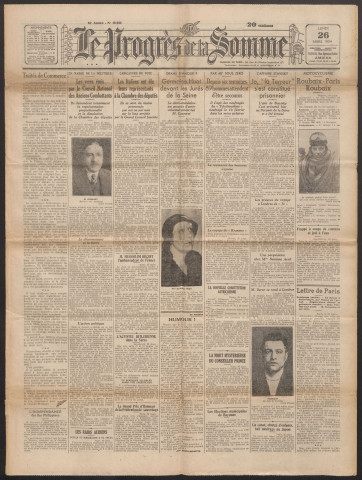 Le Progrès de la Somme, numéro 19923, 26 mars 1934