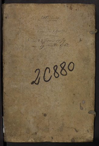 Centième denier du bureau de Chaulnes pour la période du 23 février 1759 au 19 juillet 1762