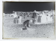 Dieppe - sur la plage - septembre 1901