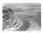 Saint-Valery-sur-Somme; Vue aérienne de la ville, le port, le Canal de la Somme et la Baie de Somme