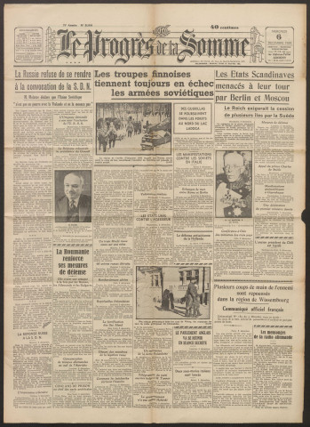 Le Progrès de la Somme, numéro 21991, 6 décembre 1939