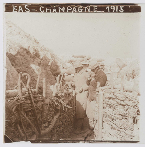 EAS, Champagne 1915, 1ère ligne, F123