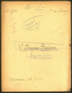 Bray-sur-Somme. Demande d'indemnisation des dommages de guerre : dossier Darras-Raison