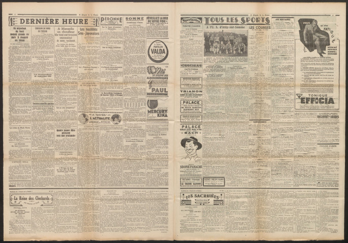 Le Progrès de la Somme, numéro 21336, 16 février 1938