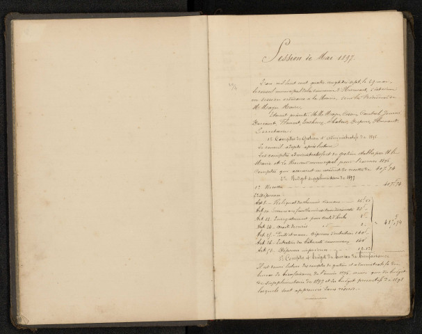 Hiermont. Délibérations du conseil municipal