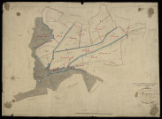 Plan du cadastre napoléonien - Pierrepont-sur-Avre (Pierrepont) : tableau d'assemblage