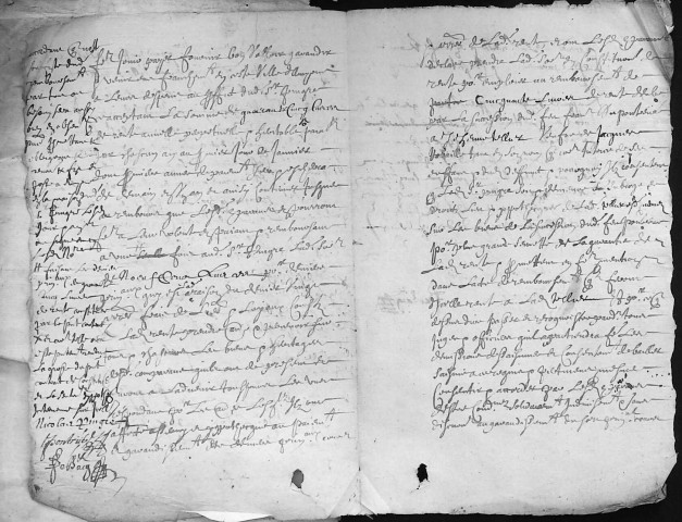 Etude de Me François Debacq à Amiens (étude n°7). Minutes de l'année 1653