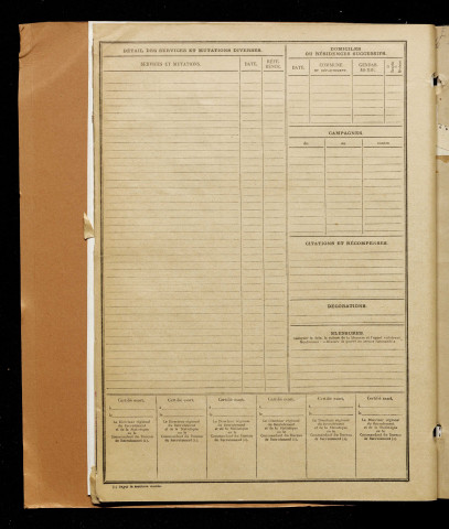 Polin, Jules Edouard, né le 29 avril 1893 à Noyon (Oise), classe 1913, matricule n° 1010, Bureau de recrutement de Péronne