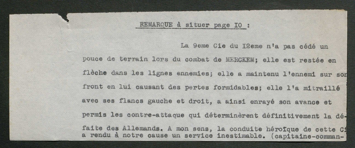 Témoignage de Delrez, J. (Colonel - ex Major) et correspondance avec Jacques Péricard