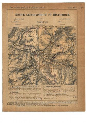 Doullens : notice historique et géographique sur la commune