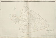 Plan du cadastre napoléonien - Atlas cantonal - Proyart : Centre (Le), B