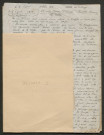 Témoignage de Delsart, Jules (Capotal - Agent de liaison) et correspondance avec Jacques Péricard