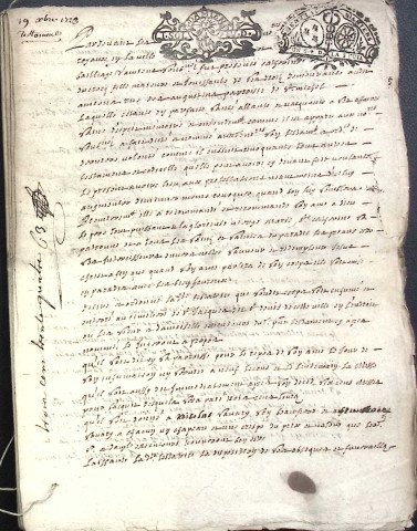 Etude de Me Adrien Dehen à Amiens (étude n°24). Minutes de l'année 1723