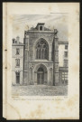 Mémoires de la Société académique de l'Oise.Façade du transept nord de l'église Saint-Barthélémy de Beauvais, sceau du chapitre