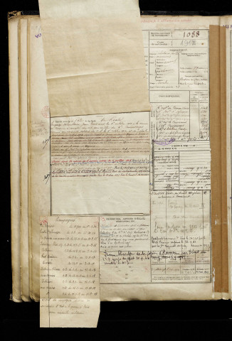 Merlin, René Louis Joseph, né le 30 juillet 1892 à Hesbécourt (Somme), classe 1912, matricule n° 1088, Bureau de recrutement de Péronne