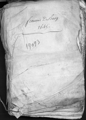 Etude de Me François Debacq à Amiens (étude n°7). Minutes de l'année 1645