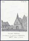 Villers-Vermont (Oise) : la chapelle du château de Mercastel - (Reproduction interdite sans autorisation - © Claude Piette)