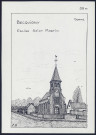 Becquigny : église Saint-Martin - (Reproduction interdite sans autorisation - © Claude Piette)