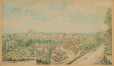 Vue générale sur la ville de Beauvais et la cathédrale