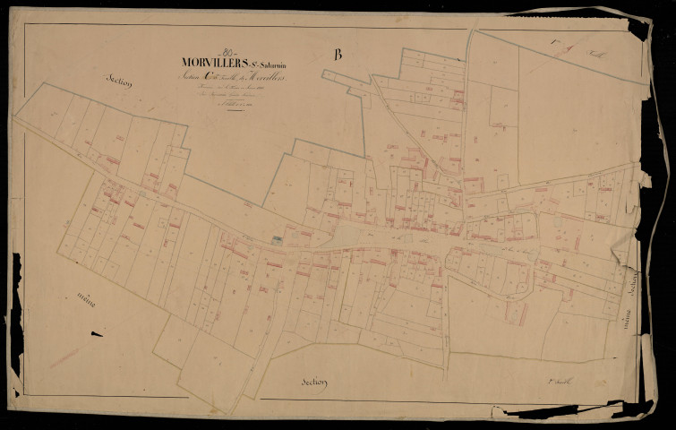 Plan du cadastre napoléonien - Morvillers-Saint-Saturnin (Morvillers-St-Saturnin) : Morvillers, C3