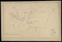 Plan du cadastre napoléonien - Hornoy-le-Bourg (Boisrault) : Village (Le), A2 (développement de A1)