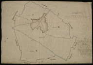 Plan du cadastre napoléonien - Vauvillers : tableau d'assemblage