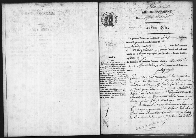 Lignières-lès-Roye : naissances, mariages, décès