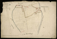 Plan du cadastre napoléonien - Fresnes-Mazancourt (Fresnes) : B2