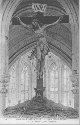 L'église Saint-Riquier, "Le Christ", par Girardon