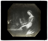 Paris. Sainte Cécile jouant de l'orgue par Jacques Stella