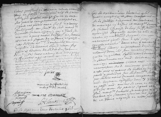 Etude de Me Louis Alavoine à Amiens (étude n°21). Minutes de l'année 1688