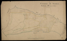 Plan du cadastre napoléonien - Saisseval : Chef-lieu (Le), D