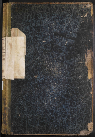 Maison d'arrêt d'Amiens. Simple police. Registre d'écrou : numéros 1 à 598. 22 septembre 1855 - 13 septembre 1860