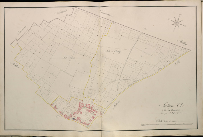 Plan du cadastre napoléonien - Atlas cantonal - Berny-en-Santerre (Berny) : Chaussée (La), A
