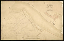Plan du cadastre napoléonien - Biaches : Canal d'Angoulême (Le), A et partie développée de A
