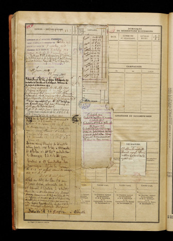 Maupin, Louis Arthur, né le 01 janvier 1892 à Beauvais (Oise), classe 1912, matricule n° 482, Bureau de recrutement d'Abbeville