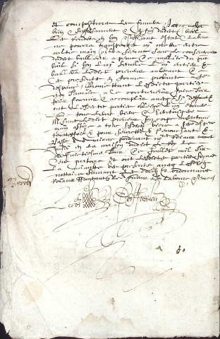 Etude de Me François De Saint-Fuscien à Amiens (étude n°26). Minutes de l'année 1614