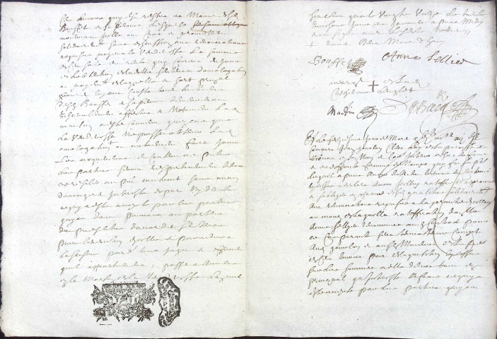 Etude de Me Antoine Debacq à Amiens (étude n°6). Minutes de l'année 1691