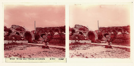 Nice (Alpes-Maritimes). Ruines des arènes de Cimiez