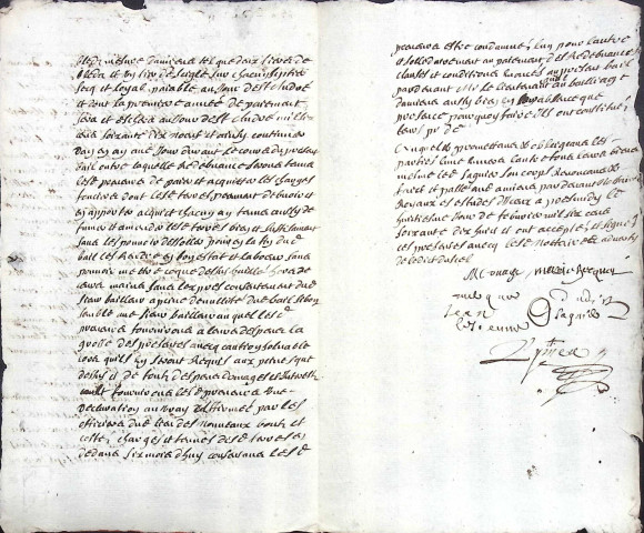 Etude de Me Antoine Limeu à Amiens (étude n°6). Minutes de l'année 1678