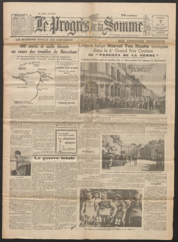 Le Progrès de la Somme, numéro 21057, 7 mai 1937