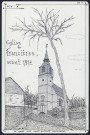 L'église de Francières avant 1914 - (Reproduction interdite sans autorisation - © Claude Piette)