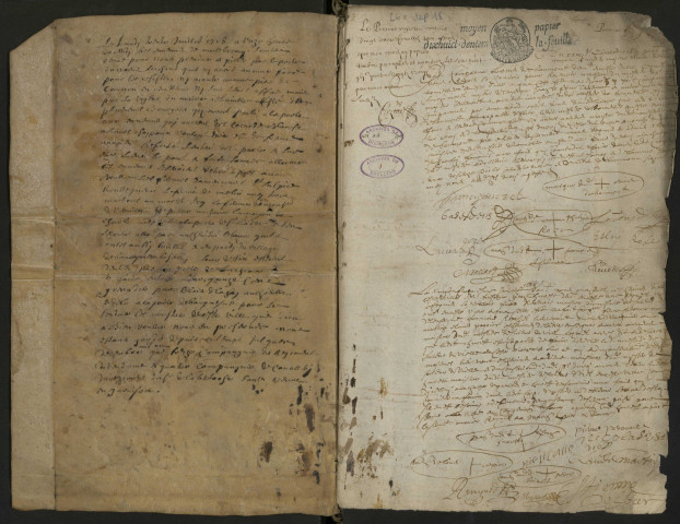 Doullens. Délibérations de l'échevinage