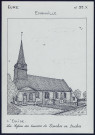 Emanville (Eure) : l'église - (Reproduction interdite sans autorisation - © Claude Piette)